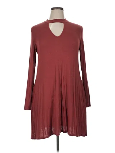 Pre-owned Vanity Casual Dress In Tan