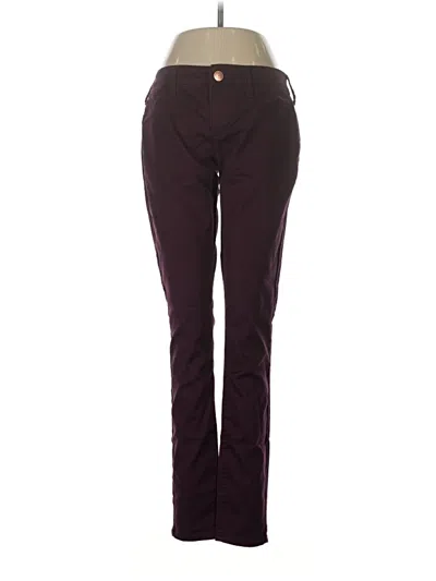 Pre-owned Vanity Casual Pants In Burgundy