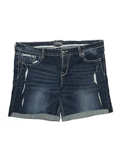 Pre-owned Vanity Denim Shorts In Blue