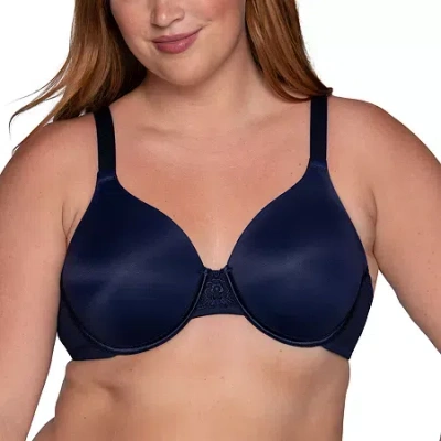 Vanity Fair Beauty Back Full-figure Smoothing Comfort Underwire Bra - 76380 In Blue