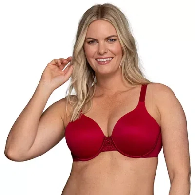 Vanity Fair Beauty Back Full-figure Smoothing Comfort Underwire Bra - 76380 In Red