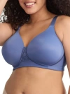 Vanity Fair Beauty Back Longline Wire-free T-shirt Bra In Blue Harbor