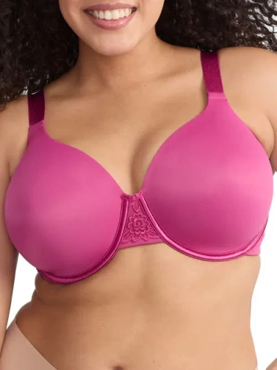 Vanity Fair Beauty Back Smoother T-shirt Bra In Wild Berry