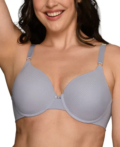Vanity Fair Beauty Back Smoothing Full Coverage Bra 75345 In Romance Blue Stripe