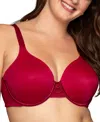 Vanity Fair Beauty Back Smoothing Full-figure Contour Bra 76380 In Holly Red