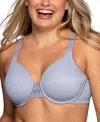 Vanity Fair Beauty Back Smoothing Full-figure Contour Bra 76380 In Romance Blue
