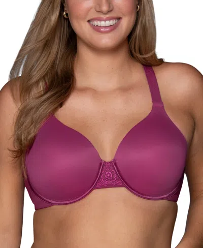 Vanity Fair Beauty Back Smoothing Full-figure Contour Bra 76380 In Wildberry