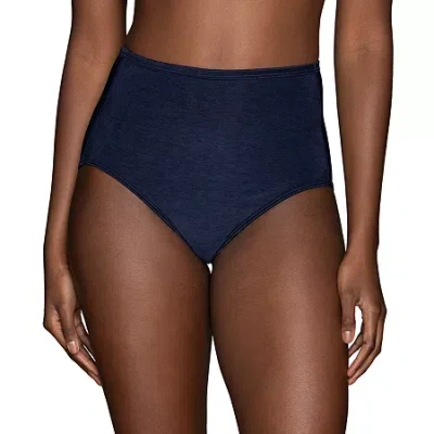 Vanity Fair Body Shine Illumination Briefs - 13109 In Blue