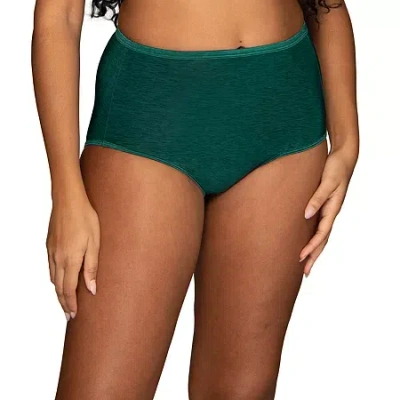 Vanity Fair Body Shine Illumination Briefs - 13109 In Green