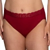 Vanity Fair Flattering Lace Hi-cut Panties - 13280 In Red