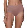 Vanity Fair Flattering Lace Top Brief Panty- 13276 In Pink