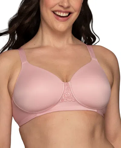 Vanity Fair Full Figure Beauty Back Smoother Wireless Bra 71380 In Celestial Rose