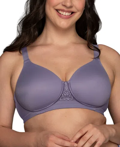 Vanity Fair Full Figure Beauty Back Smoother Wireless Bra 71380 In Dried Lavender