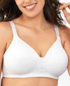 Vanity Fair Full Figure Beauty Back Smoother Wireless Bra 71380 In Ivory