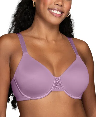 Vanity Fair Full Figure Beauty Back Smoothing Minimizer Bra 76080 In Charmed Violet