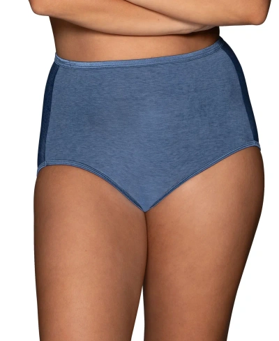 Vanity Fair Illumination Brief Underwear 13109, Also Available In Extended Sizes In Blue Harbor