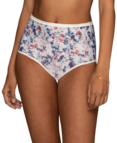 Vanity Fair Illumination Brief Underwear 13109, Also Available In Extended Sizes In City Gardens Print