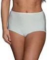 Vanity Fair Illumination Brief Underwear 13109, Also Available In Extended Sizes In Mint Chip