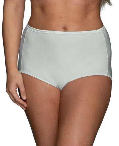 Vanity Fair Illumination Brief Underwear 13109, Also Available In Extended Sizes In Mint Chip
