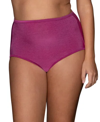 Vanity Fair Illumination Brief Underwear 13109, Also Available In Extended Sizes In Wild Berry