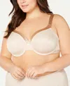 Vanity Fair Illumination Front-close T-shirt Bra In Sheer Quartz