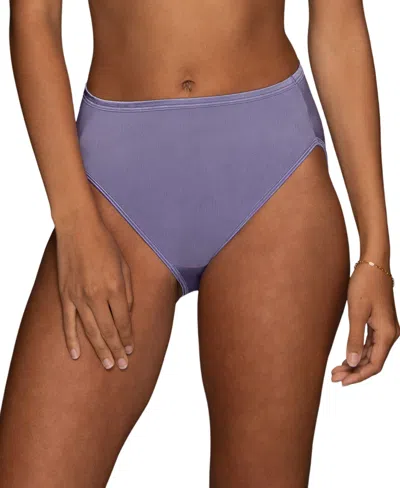 Vanity Fair Illumination Hi-cut Brief Underwear 13108, Also Available In Extended Sizes In Dried Lavender
