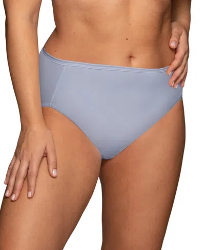 Vanity Fair Illumination Hi-cut Brief Underwear 13108, Also Available In Extended Sizes In Romance Blue
