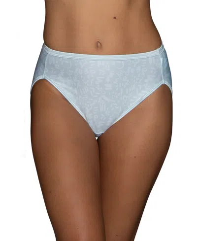 Vanity Fair Illumination Hi-cut Brief Underwear 13108, Also Available In Extended Sizes In Secret Message