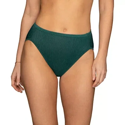 Vanity Fair Illumination High Cut Panty - 13108 In Green