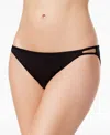 Vanity Fair Illumination String Bikini Underwear 18108 In Midnight Black