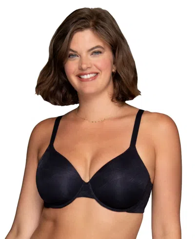 Vanity Fair Lingerie Breathable Luxe Full Coverage Underwire In Black
