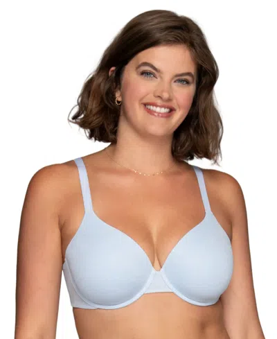 Vanity Fair Lingerie Breathable Luxe Full Coverage Underwire In Blue