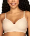 Vanity Fair Lingerie Effortless Simple Size Wire-free Bra, 72125 In Neutral
