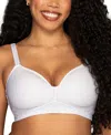 Vanity Fair Lingerie Effortless Simple Size Wire-free Bra, 72125 In White