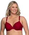 Vanity Fair Lingerie Vanity Fair Beauty Back Smoothing Full Coverage Bra In Red