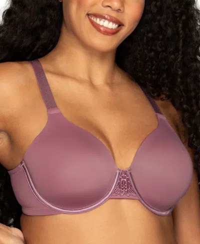 Vanity Fair Lingerie Vanity Fair Beauty Back Smoothing Full-figure Contour Bra 76380 In Purple