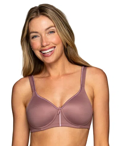 Vanity Fair Lingerie Vanity Fair Body Caress Full Coverage Wireless Bra 72335 In Plum Gorgeous