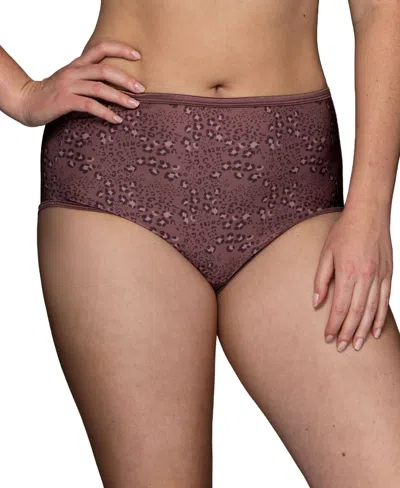 Vanity Fair Lingerie Vanity Fair Illumination Brief Underwear 13109, Also Available In Extended Sizes In Premium Leopard Print