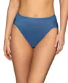 Vanity Fair Lingerie Vanity Fair Illumination Hi-cut Brief Underwear 13108, Also Available In Extended Sizes In Blue