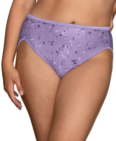 Vanity Fair Lingerie Vanity Fair Illumination Hi-cut Brief Underwear 13108, Also Available In Extended Sizes In Purple