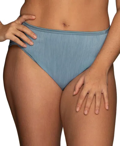 Vanity Fair Lingerie Vanity Fair Illumination Hi-cut Brief Underwear 13108, Also Available In Extended Sizes In Blue