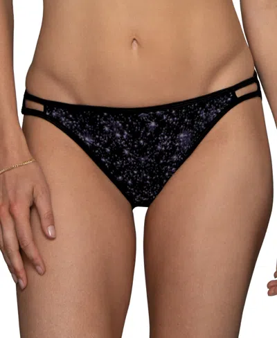 Vanity Fair Lingerie Vanity Fair Illumination String Bikini Underwear 18108 In Black