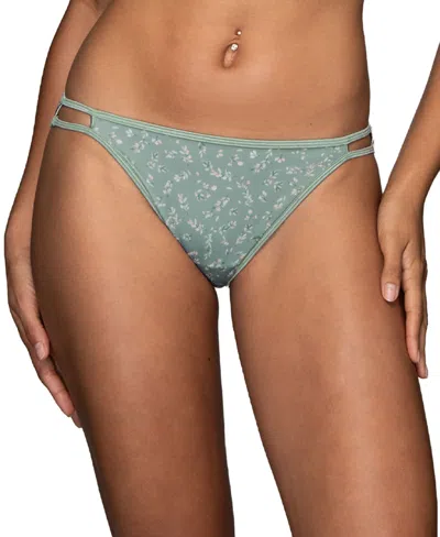 Vanity Fair Lingerie Vanity Fair Illumination String Bikini Underwear 18108 In Green