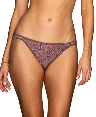 Vanity Fair Lingerie Vanity Fair Illumination String Bikini Underwear 18108 In Premium Leopard Print