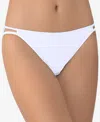 Vanity Fair Lingerie Vanity Fair Illumination String Bikini Underwear 18108 In White