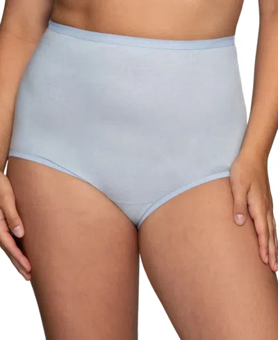 Vanity Fair Lingerie Vanity Fair Perfectly Yours Cotton Classic Brief Underwear 15318 In Blue