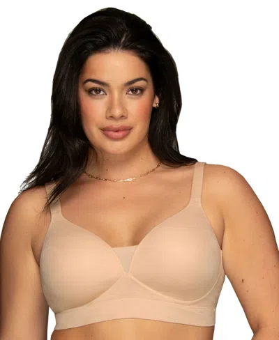 Vanity Fair Lingerie Women's Full Coverage Wireless Bra, 72113 In Damask Neutral
