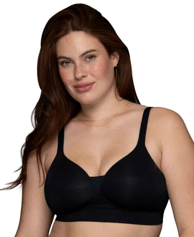 Vanity Fair Lingerie Women's Full Coverage Wireless Bra, 72113 In Midnight Black
