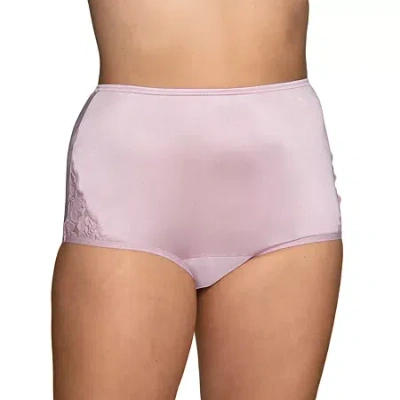 Vanity Fair Perfectly Yours Lace Nouveau Nylon Brief - 13001 In Purple