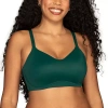 Vanity Fair Wireless Full Coverage Bra 72118 In Green